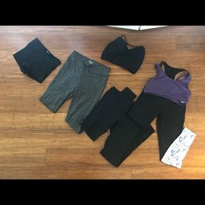 Lot of medium workout clothes, mostly new.